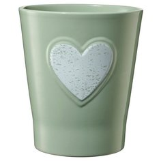 Кашпо для цветов / Горшок керамический для цветов и растений LOVELY HEARTS PASTEL / Германия Soendgen