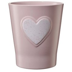 Кашпо для цветов / Горшок керамический для цветов и растений LOVELY HEARTS PASTEL / Германия Soendgen
