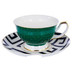 Чайный сервиз "палитра" 200 мл 8 предметов 4 персоны, зеленый Balsford
