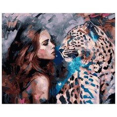 Картина по номерам PK 6013 (GX 21962) Зеркало души 40*50 Эксклюзив Paintboy