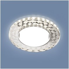Встраиваемый точечный светильник Elektrostandard с LED подсветкой 3037 GX53