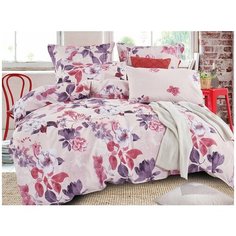 КПБ Cleo сатин набивной "Satin Lux" двуспальный 175*215*1 200*220*1 70*70*2 20/508-SL