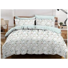 КПБ Cleo сатин набивной "Satin Lux" дуэт 145*215*2 220*240*1 50*70*2 70*70*2 41/551-SL