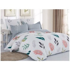 КПБ Cleo сатин набивной "Satin de Luxe" полуторный 150*210*1 160*230*1 70*70*2 15/752-SK