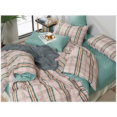 КПБ Cleo сатин набивной "Satin de Luxe" дуэт 150*210*2 230*250*1 50*70+5*2 70*70*2 41/748-SK