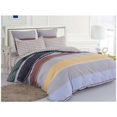 КПБ Cleo сатин набивной "Satin de Luxe" дуэт 150*210*2 230*250*1 50*70+5*2 70*70*2 41/757-SK