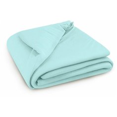 Пододеяльник трикотажный на молнии 220*200 220/10 (ментол) Cleo