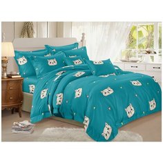 КПБ Cleo полисатин "Art Color" дуэт 145*215*2 220*240*1(±5) 50*70*2(±2) 70*70*2(±2) 41/037-AC