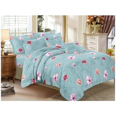 КПБ Cleo полисатин "Art Color" дуэт 145*215*2 220*240*1(±5) 50*70*2(±2) 70*70*2(±2) 41/034-AC