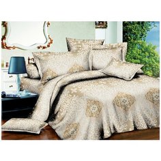 КПБ Cleo полисатин "Art Color" двуспальный 175*215*1 200*220*1(±5) 70*70*2(±2) 20/057-AC