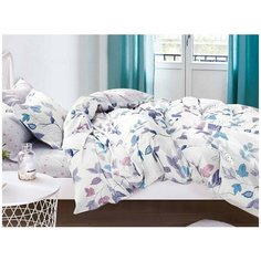 КПБ Cleo сатин набивной "Satin Lux" полуторный 145*215*1 150*220*1(±5) 70*70*2(±2) 15/512-SL