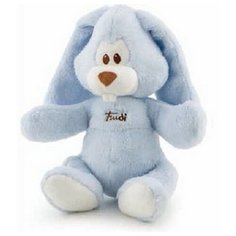 Мягкая игрушка Trudi Заяц Вирджилио (голубой), 36 см