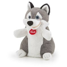 Мягкая игрушка на руку Хаски,24 см Trudi