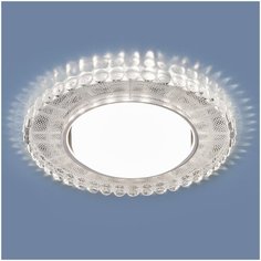 Встраиваемый точечный светильник Elektrostandard с LED подсветкой 3035 GX53