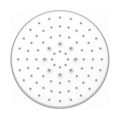 Лейка Kaiser SH-380 стационарная круглая, белая Ф225х70mm