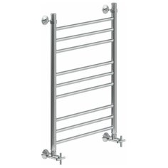 Nika Полотенцесушитель водяной из нержавеющей стали ЛП (г2) 80/50 см лесенка, Россия