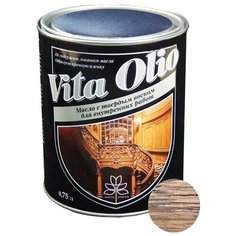 Масло-воск Живая краска VITA OLIO для внутренних работ с твердым воском, орех донской, 0.75 л
