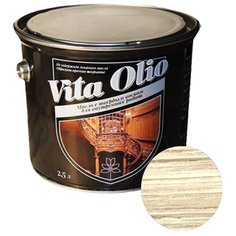 Масло-воск Живая краска VITA OLIO для внутренних работ с твердым воском, прозрачный, 2.5 л