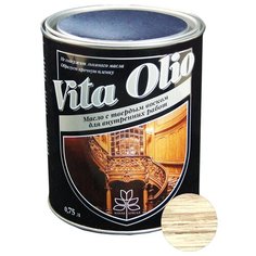 Масло-воск Живая краска VITA OLIO для внутренних работ с твердым воском, прозрачный, 0.75 л