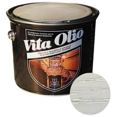 Масло-воск Живая краска VITA OLIO для внутренних работ с твердым воском, серебристый/серый, 5 л