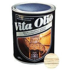 Масло-воск Живая краска VITA OLIO для паркета, лестниц и мебели, прозрачный, 0.75 л