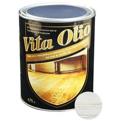 Масло-воск Живая краска VITA OLIO для паркета, лестниц и мебели, дуб беленый, 0.75 л