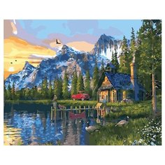 Картина по номерам GX 32875 Выходные в лесном домике 40*50 Paintboy