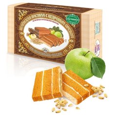 Пастила Белевская с кедровым орехом без добавления сахара 180 г. Белёвская пастильная мануфактура