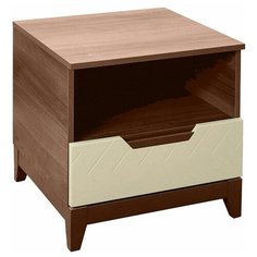 Тумба прикроватная, для прихожей R-Home Сканди 4009271h, ШхГхВ: 50х45х50 см, цвет: Орех Табак/Керамик матовый