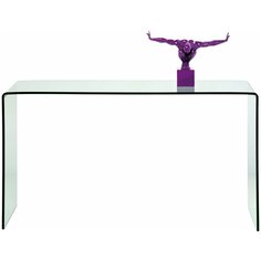 KARE Консоль Clear Club, коллекция "Клуб Чистоты" 120*90*30, Стекло, Бесцветный