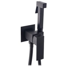 KAISER Sonat 34777-2 Black Смеситель скрытого монтажа с гиг. душем, черный матовый