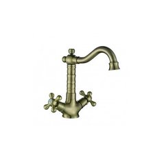 KAISER Carlson Style 44411-1 Bronze Смеситель для раковины с двумя рукоятками, бронза