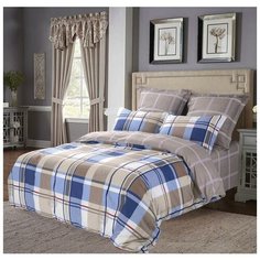 Постельное белье из печатного сатина САЙЛИД B-206-1 1,5-спальное