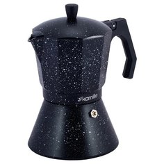 Гейзерная кофеварка Kamille 2513 (450 мл), черный мрамор