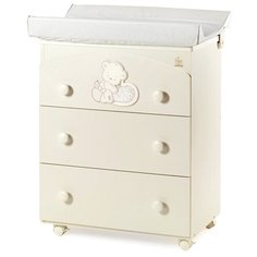 Пеленальный комод Italbaby Love с 3 ящиками крем