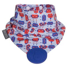Нагрудник Cheeky Chompers Neckerchew Essentials с грызунком базовый роботы