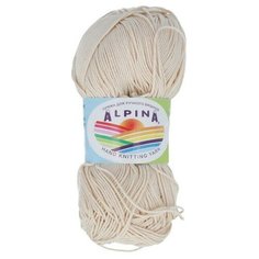 Пряжа Alpina "SATI" 100% мерсеризованный хлопок №029 бежевый - 10 мотков по 50 г