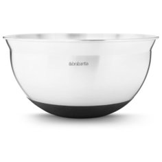 363849 Салатник 1,6л, стальной-матовый/черный Brabantia