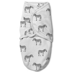 Конверт на липучке Swaddleme Luxe With Easy Change, размер S/M, зебра Summer Infant