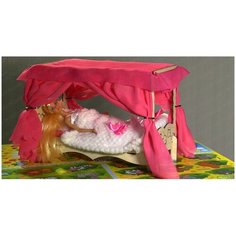 POLLY Кровать с балдахином и спальным набором Конструктор блочный