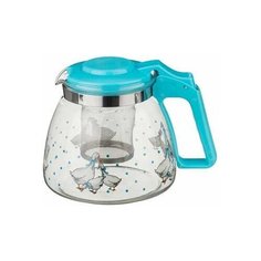 Чайник заварочный с фильтром "Гуси", 900 мл