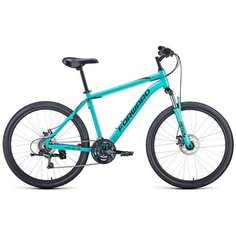 Горный (MTB) велосипед FORWARD Hardi 26 2.1 Disc (2021) мятный/черный 18" (требует финальной сборки)