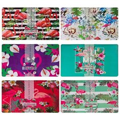 Набор салфеток под посуду из 12 шт: 6 шт 43*28 см, 6 шт 9*9 см Lefard