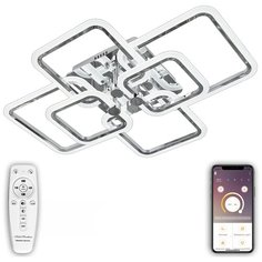 Управляемая светодиодная люстра с пультом Natali Kovaltseva HIGH-TECH LED LAMPS 82019 760 мм 160 Вт