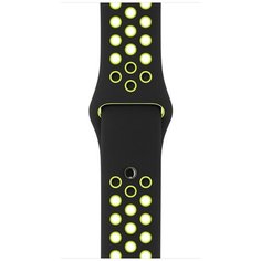 Apple Watch 38mm Perforated Black/Green Band