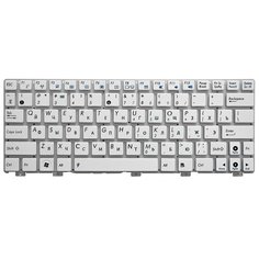 Клавиатура для ноутбука Asus Eee PC 1011PX, 1015, TF101 Series. Плоский Enter. Белая, без рамки. PN: V103646OS1. Top On