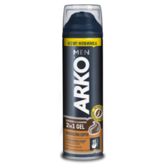 Гель для бритья и умывания Arko Men с ароматом кофе, 200 мл