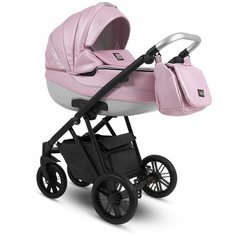 Коляска 2в1 Camarelo Zeo, ZEO-02, пудровый экокожа