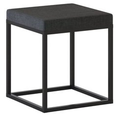 Пуф 40х40х45 см, материалы: алюминий/ткань,Черный муар/Текна 9 НАЙДИ