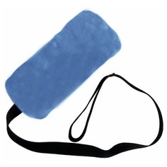 Мягкая игрушка для собак "Шуршик с ручкой", искусственный мех голубой, GoSi